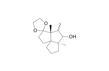 (5R,8S)-4,4-Ethylidenedioxy-5,6,8-trimethyltricyclo[6.3.0.0(1,5)]undecan-7-ol