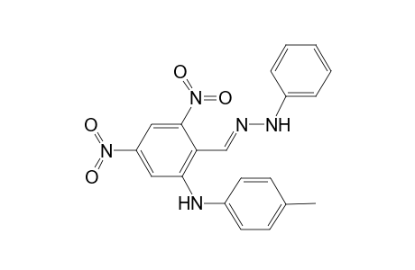 2,4-Dinitro-6-(4-toluidino)benzaldehyde phenylhydrazone