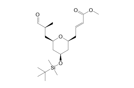 Methyl (E)-4-((2S,4R,6R)-4-((tert-butyldimethylsilyl)oxy)-6-((S)-2-methyl-3-oxopropyl)tetrahydro-2H-pyran-2-yl)but-2-enoate