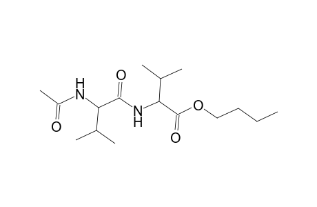 L-Valine, N-(N-acetyl-L-valyl)-, butyl ester