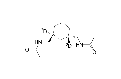 Acetamide, N,N'-[1,3-cyclohexanediyl-1,3-D2-bis(methylene)]bis-, trans-