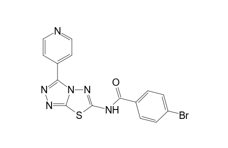 4-Bromo-N-(3-(pyridin-4-yl)-[1,2,4]triazolo[3,4-b][1,3,4]thiadiazol-6-yl)benzamide