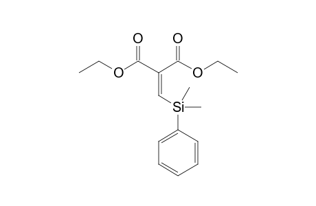 2-[[dimethyl(phenyl)silyl]methylene]malonic acid diethyl ester