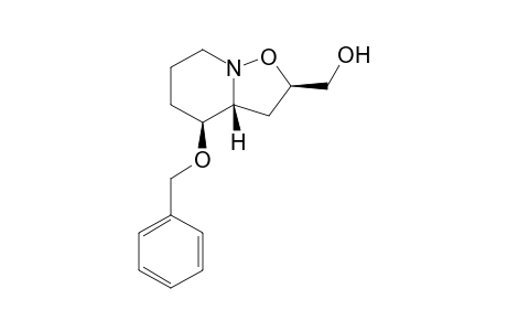 (2R,3aR,4S)-4-benzyloxy-2-hydroxymethyl-hexahydro-isoxazolo[2,3-a]pyridine