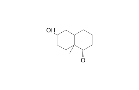 1(2H)-Naphthalenone, octahydro-6-hydroxy-8a-methyl-