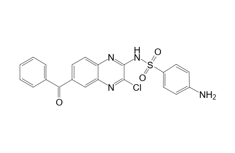 2-(p-Aminophenylsulfonyl)-3-chloro-6-benzoylquinoxaline