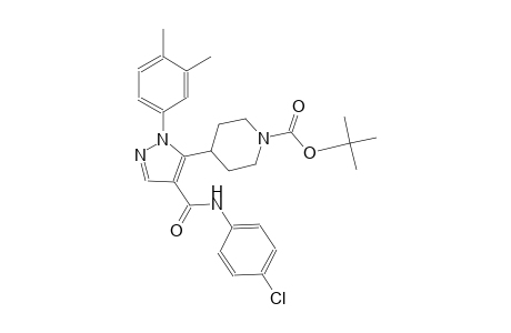 1-piperidinecarboxylic acid, 4-[4-[[(4-chlorophenyl)amino]carbonyl]-1-(3,4-dimethylphenyl)-1H-pyrazol-5-yl]-, 1,1-