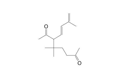 4,4-Dimethyl-3-[(1E)-3-methylbuta-1,3-dienyl]octane-2,7-dione