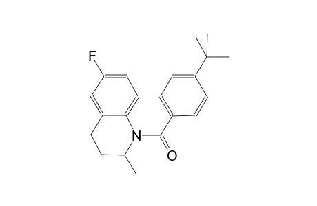 1-(4-tert-butylbenzoyl)-6-fluoro-2-methyl-1,2,3,4-tetrahydroquinoline