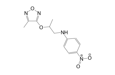 N-{2-[(4-methyl-1,2,5-oxadiazol-3-yl)oxy]propyl}-4-nitroaniline