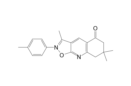3,7,7-Trimethyl-(4-methylphenyl)-7,8-tetrahydroisoxazolo[5,4-b]quinolin-5(6H)-one