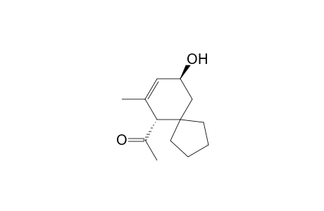 trans-1-(9-hydroxy-7-methylspiro[4.5]dec-7-en-6-yl)ethanone