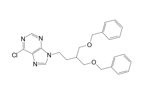 9H-Purine, 6-chloro-9-[4-(phenylmethoxy)-3-[(phenylmethoxy)methyl]butyl]-