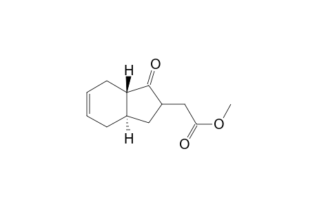 3a(4H)-Indanacetic acid, 7,7a-dihydro-3-oxo-, methyl ester, trans-