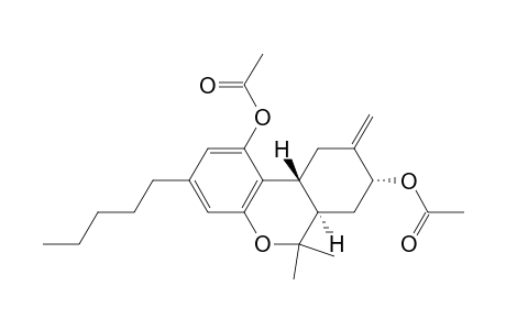 6H-Dibenzo[b,d]pyran-1,8-diol, 6a,7,8,9,10,10a-hexahydro-6,6-dimethyl-9-methylene-3-pentyl-, diacetate, [6aR-(6a.alpha.,8.alpha.,10a.beta.)]-