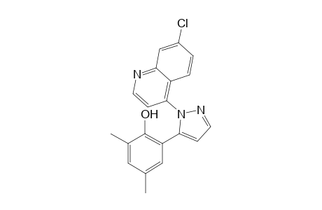 1-(7-Chloroquinolin-4-yl)-5-(2-hydroxy-2,4-dimethylphenyl)-1H-pyrazole