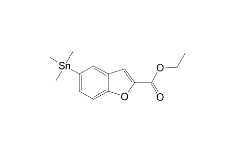 Ethyl 5-(trimethylstannyl)benzofuran-2-carboxylate