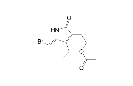 2-(5-Bromomethylene-4-ethyl-2,5-dihydro-2-oxo-1H-pyrrol-3-yl)ethyl acetate