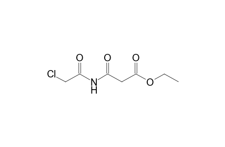 2-Carboxyacetamide, N-(chloromethylcarbonyl)-, ethyl ester