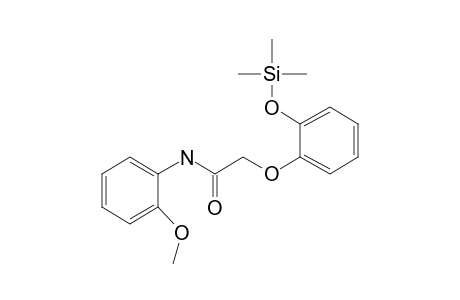 2-(2-Hydroxyphenoxy)-N-(2-methoxyphenyl)acetamide, tms derivative