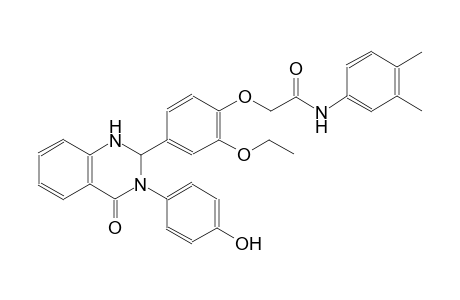 acetamide, N-(3,4-dimethylphenyl)-2-[2-ethoxy-4-[1,2,3,4-tetrahydro-3-(4-hydroxyphenyl)-4-oxo-2-quinazolinyl]phenoxy]-