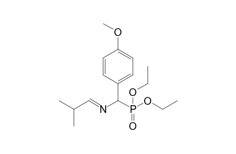 (E)-[diethoxyphosphoryl-(4-methoxyphenyl)methyl]-(2-methylpropylidene)amine