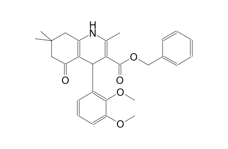benzyl 4-(2,3-dimethoxyphenyl)-2,7,7-trimethyl-5-oxo-1,4,5,6,7,8-hexahydro-3-quinolinecarboxylate
