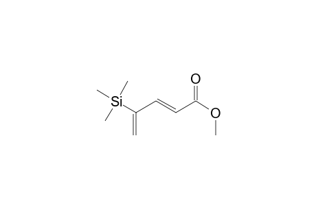 (E)-trimethyl(4-carbomethoxy-1,3-butadien-2-yl)silane