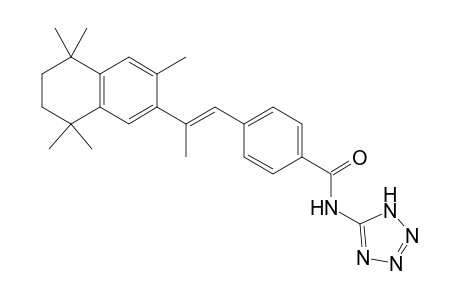 Benzamide, 4-[2-(5,6,7,8-tetrahydro-3,5,5,8,8-pentamethyl-2-naphthalenyl)-1-propenyl]-N-1H-tetrazol-5-yl-, (E)-