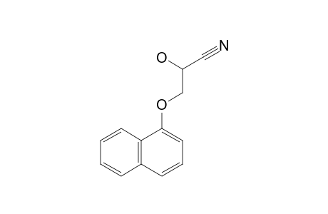 2-hydroxy-3-(1-naphthyloxy)propionitrile