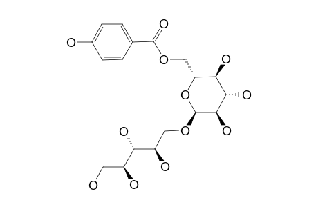XYLITOL-1-O-(6'-O-PARA-HYDROXYLBENZOYL)-GLUCOPYRANOSIDE