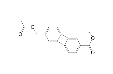 2-Biphenylenecarboxylic acid, 6-[(acetyloxy)methyl]-, methyl ester