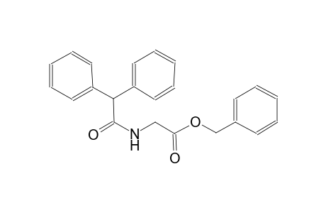 acetic acid, [(diphenylacetyl)amino]-, phenylmethyl ester