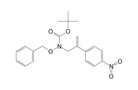 tert-Butyl benzyloxy[2-(4-nitro-phenyl)-2-propenyl]carbamate