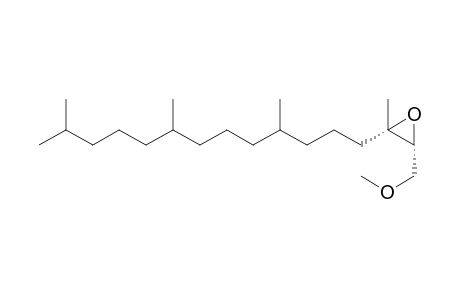 (Z)-2,3-epoxy-3,7,11,15-tetramethylhexadecan-1-ol methyl ether