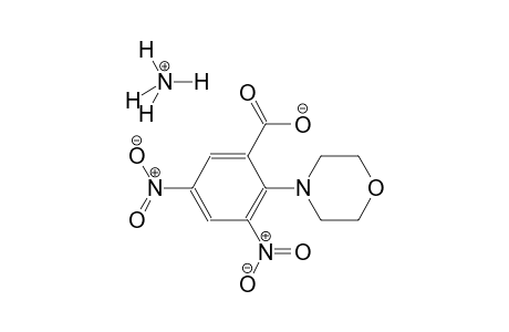ammonium 2-morpholino-3,5-dinitrobenzoate