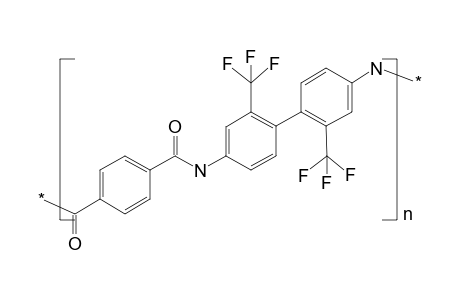 Polyamide on the basis of 2,2'-trifluoromethylbenzidine and terephthalic acid