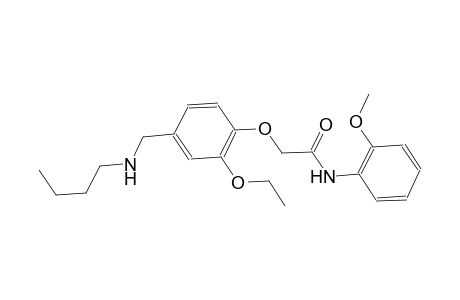 2-{4-[(butylamino)methyl]-2-ethoxyphenoxy}-N-(2-methoxyphenyl)acetamide