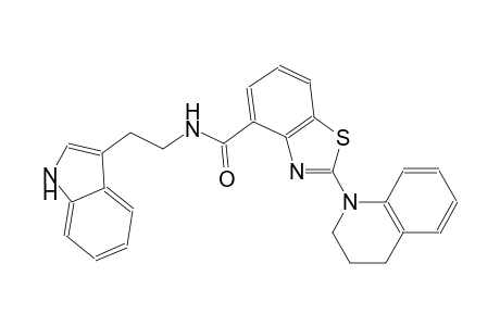 4-benzothiazolecarboxamide, 2-(3,4-dihydro-1(2H)-quinolinyl)-N-[2-(1H-indol-3-yl)ethyl]-