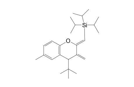 2-(Z)-Triisopropylsilylmethylene-3-methylidene-4-tert-butyl-6-methyl-chromane