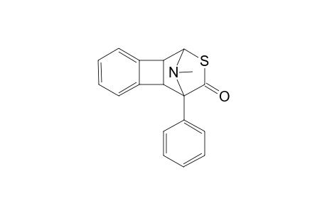 13-Methyl-1-phenyl-11-thia-13-azatetracyclo[8.2.1.0(2,9),0(3,8)]trideca-3,5,7-trien-12-one