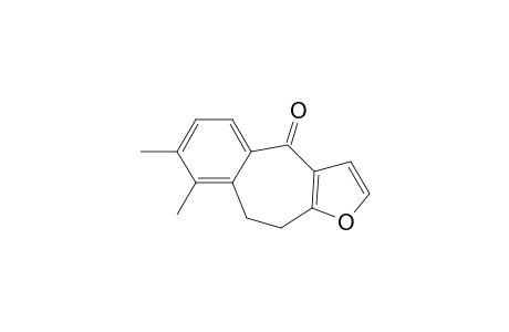 4H-Benzo[4,5]cyclohepta[1,2-b]furan-4-one, 9,10-dihydro-7,8-dimethyl-