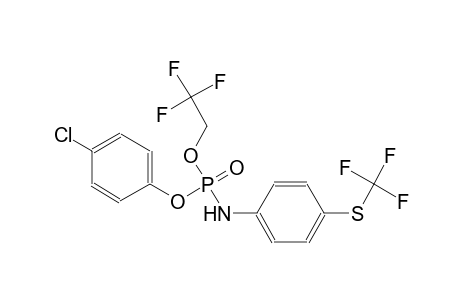 4-chlorophenyl 2,2,2-trifluoroethyl 4-[(trifluoromethyl)sulfanyl]phenylamidophosphate