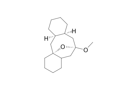 (1R*,3S*/R*,8R*/S*,10S*,12S*)10-Methoxy-17-oxatetracyclo[8.6.1.0(1,12).0(3,8)]heptadecane
