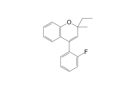 2-Ethyl-2-methyl-4-[2'-fluorophenyl]-chromene