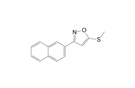 5-(methylthio)-3-(2-naphthalenyl)isoxazole