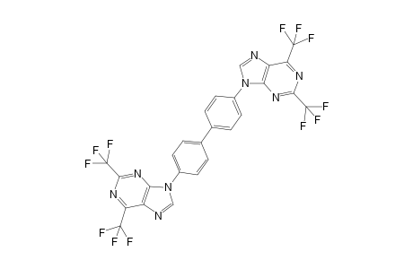 9-(4-(2,6-Bis(trifluoromethyl)-9H-purin-9-yl)biphenyl)-2,6-bis(trifluoromethyl)-9H-purine