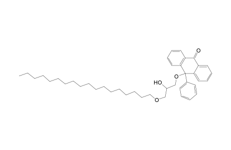 9(10H)-Anthracenone, 10-[2-hydroxy-3-(octadecyloxy)propoxy]-10-phenyl-