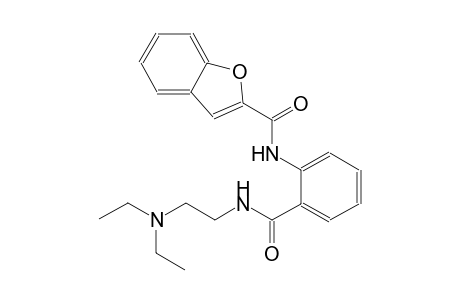 2-benzofurancarboxamide, N-[2-[[[2-(diethylamino)ethyl]amino]carbonyl]phenyl]-