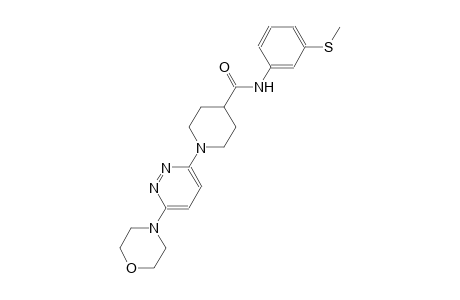 4-piperidinecarboxamide, N-[3-(methylthio)phenyl]-1-[6-(4-morpholinyl)-3-pyridazinyl]-